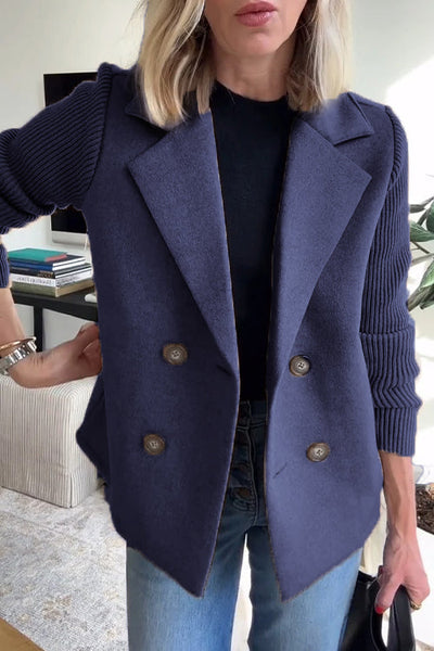 Amelia™ | Blazer Chic con Maniche in Maglia