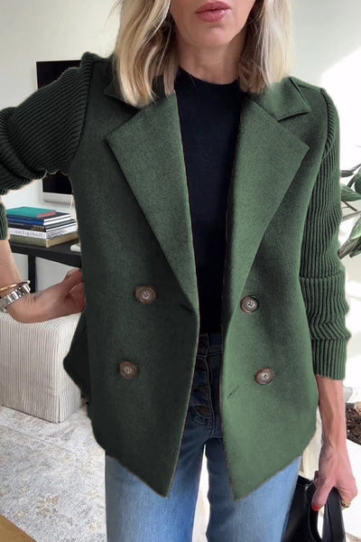 Amelia™ | Blazer Chic con Maniche in Maglia