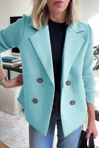 Amelia™ | Blazer Chic con Maniche in Maglia