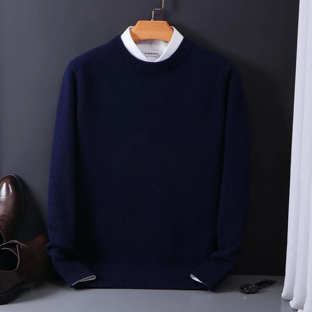 Thierry | Maglione in Cashmere a Collo Rotondo