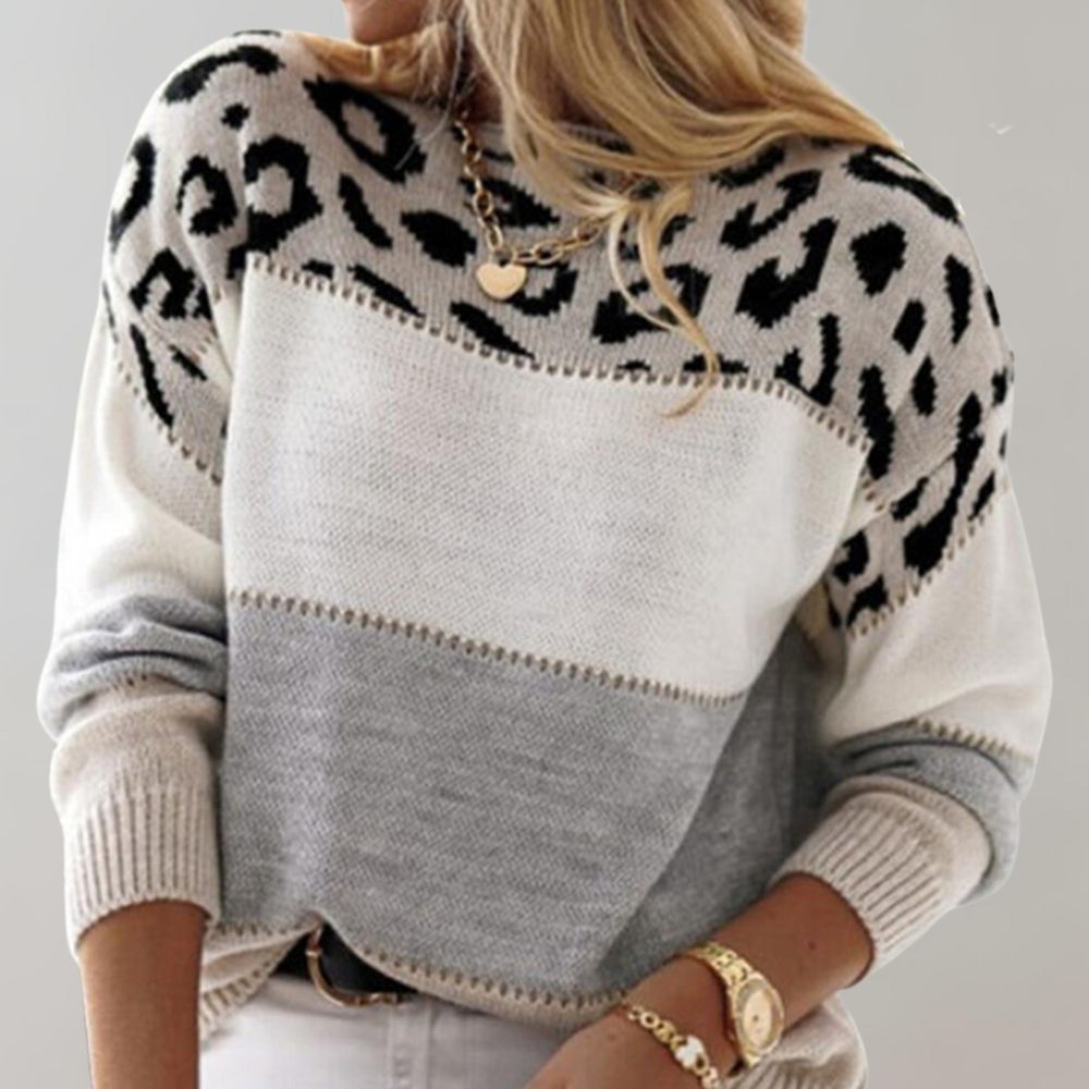 Dante™ - Maglione leopardato alla moda e confortevole