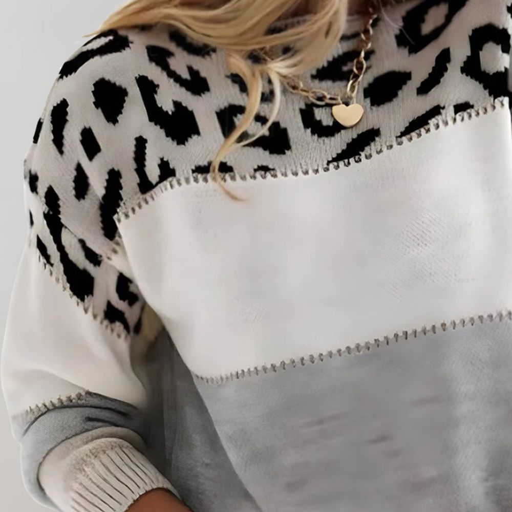 Dante™ - Maglione leopardato alla moda e confortevole