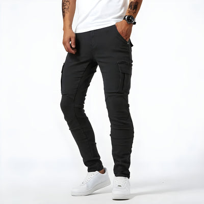 Samuel™ | Pantaloni Cargo in Denim Stretch