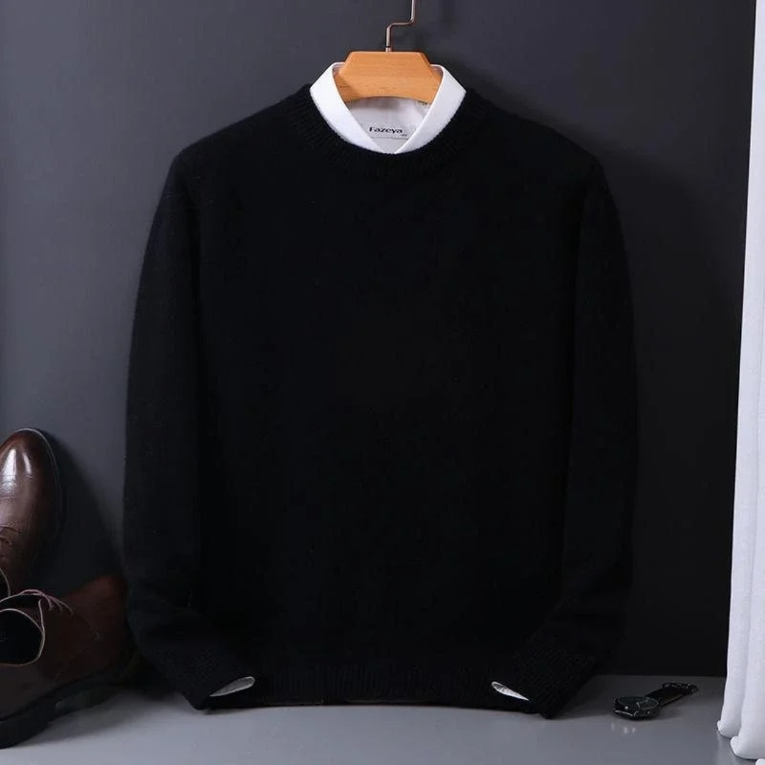 Thierry | Maglione in Cashmere a Collo Rotondo