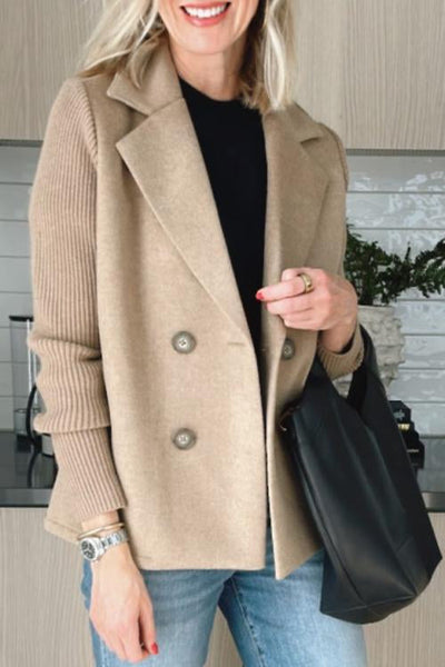 Amelia™ | Blazer Chic con Maniche in Maglia
