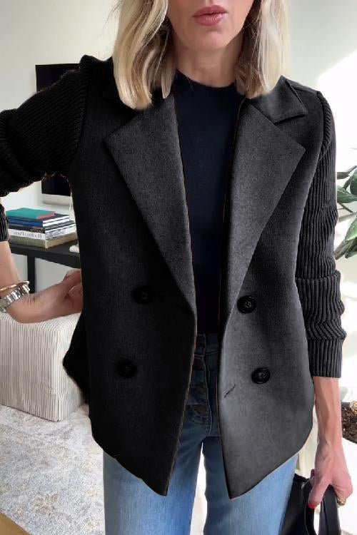 Amelia™ | Blazer Chic con Maniche in Maglia
